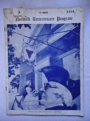 NORWALK CONNECTICUT TERCENTENARY PROGRAM 1951 REPRINT BOOKLET