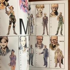 THE ART OF METAL GEAR SOLID Yoji Shinkawa Art Book Illustration