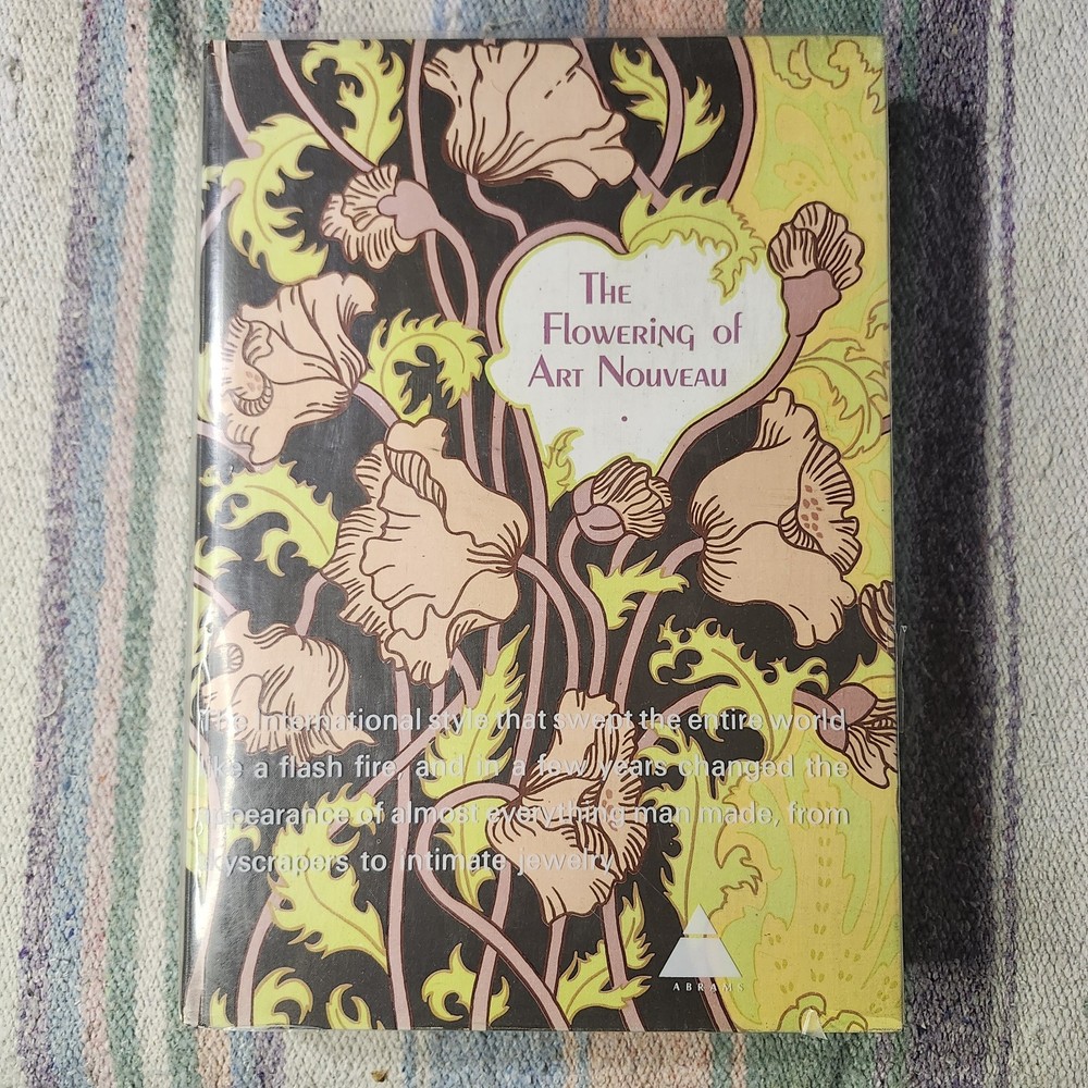 The Flowering of Art Nouveau by Maurice Rheims Vintage Hardcover Book 450 Pages