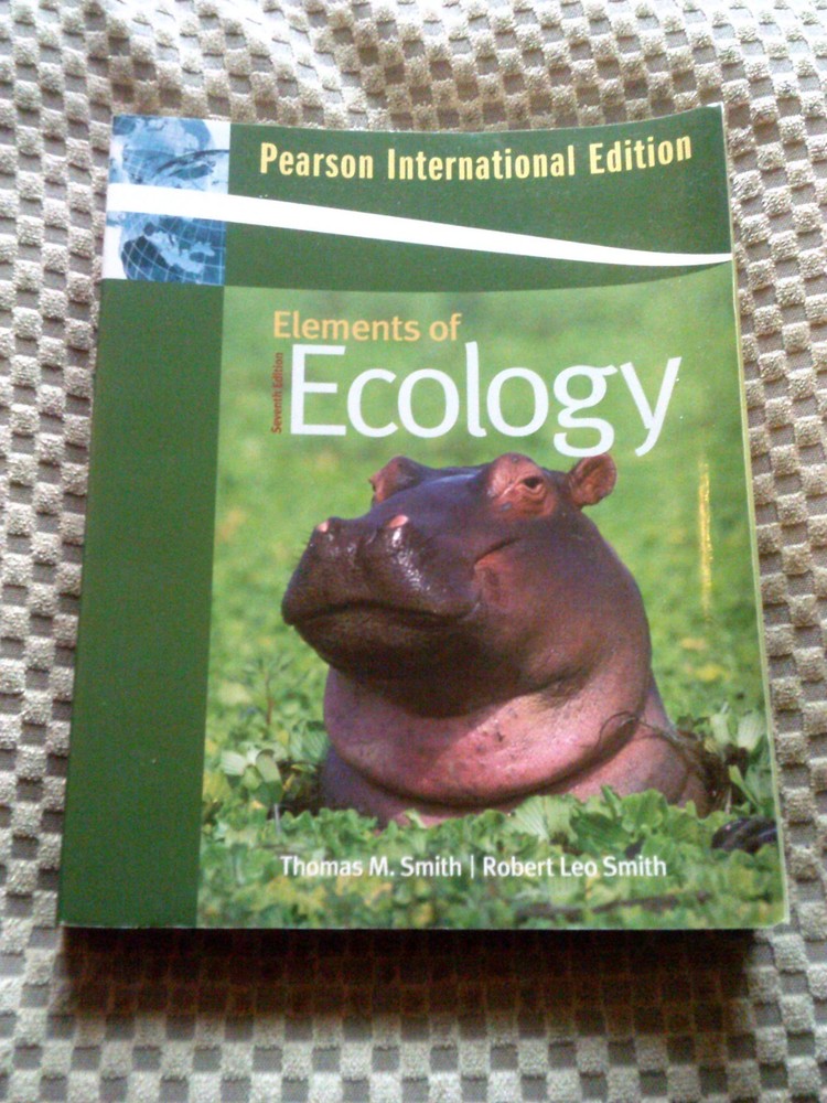 Elements of Ecology Thomas M Robert Leo Smith Paperback 2009 Pearson 7th Edition