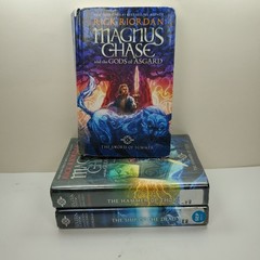 Magnus Chase and the Gods of Asgard Set by Rick Riordan, HC Lot Complete 1-3
