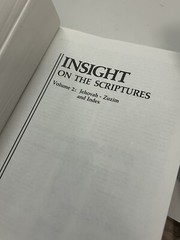 The New World Translation of THE HOLY Scriptures & Insight on Scripture Vol 1