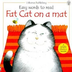 Fat Cat on a Mat (Usborne Easy Words to Read) – Paperback – GOOD