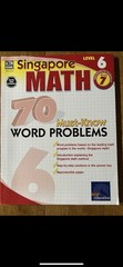 Singapore Math 70 Must-Know Word Problems Level 6 Grade 7