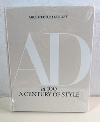 NEW ARCHITECTURAL DIGEST AD AT 100 CENTURY OF STYLE HARDCOVER COFFEE TABLE BOOK