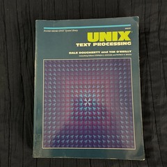 UNIX TEXT PROCESSING (HAYDEN BOOKS UNIX LIBRARY SYSTEM) By Dale Dougherty *VG+*