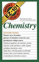 Chemistry (Barron’s E Z 101 Study – Paperback, by Kostiner Edward – Very Good