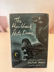 Vintage Book The Hunchback of Notre Dame, Victor Hugo, DJ HC 1941