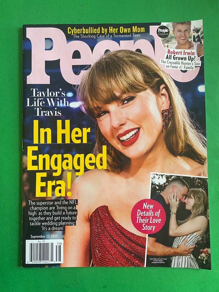 People Magazine Sep 22, 2025 ~ Taylor Swift In Her Engaged Era/Kelce-No Label