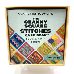 THE GRANNY SQUARE Stitches Card Deck™: 50 Mix and Match Designs – New, Flawed