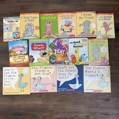 Mo Willems Elephant & Piggie Pigeon Book Lot of 15 HC & PB Kids Books