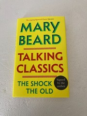 Talking Classics by Mary Beard (2026, Hardcover) SIGNED 1st UK Printing