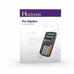 Alpha Omega Publications Horizons Pre-Algebra Teacher's Guide – GOOD