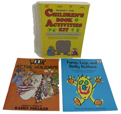 Lot of 3 Teacher~WorkBooks Homeschooling PREK-2 Music-Holidays-Activites-1980s