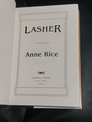 Signed Anne Rice Lasher Lives of Mayfair Witches Hardcover Near Fine Condition