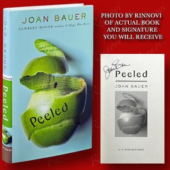 Peeled SIGNED Joan Bauer (2008,HC,1st/1st) BRAND NEW