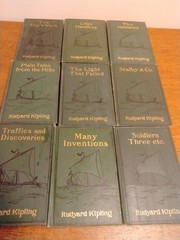 Lot of 9 1900’s Rudyard Kipling Books Soldiers, Traffics, Stalky, The Day’s Work