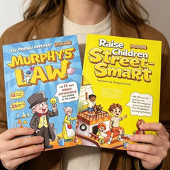 Family Education 2Pcs English Original Books Murphy’s Law Series Kids Growth Cog