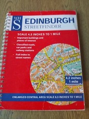 W H Smith Edinburgh Street Finder 4.2 inches to mile PB dated 1999