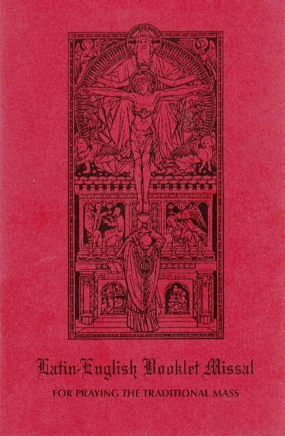 Latin English Booklet Missal – Book of Prayer, Softcover, 68 pp