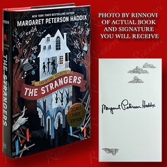 The Strangers SIGNED Margaret Peterson Haddix (2019,HC,1st/1st) BRAND NEW