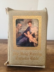 Vintage The Holy Family Catholic Bible, Oversized, 1958, Illustrated