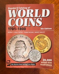 Krause 5th Edition Standard Catalog of World Coins 1701-1800, Used