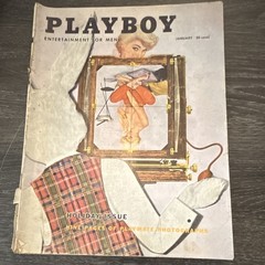 Playboy Illustrated January 1956 Holiday Issue Men’s Magazine Playmate Caldwell