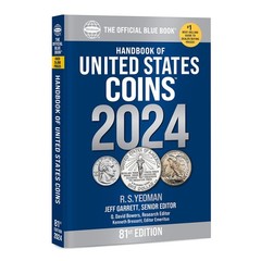 Handbook (BlueBook) of United States Coins 2024 Paperback (Official Blue Boo…