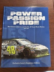 Exclusive Lowe’s Employee Edition Power Passion Pride Jimmy Johnson Book w/ DVD
