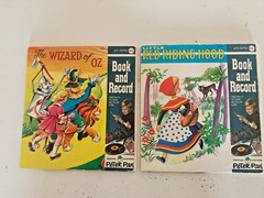 Set of 2 1960’s Book & 45rpm Record “The Wizard of Oz”/ “Little Red Riding Hood”