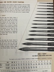 1961 Winsor & Newton Catalog Colors & Materials of Finest Quality for Artists