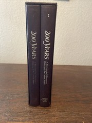 200 Years Bicentennial History United States 1776-1976 Boxed Set of 2 Books