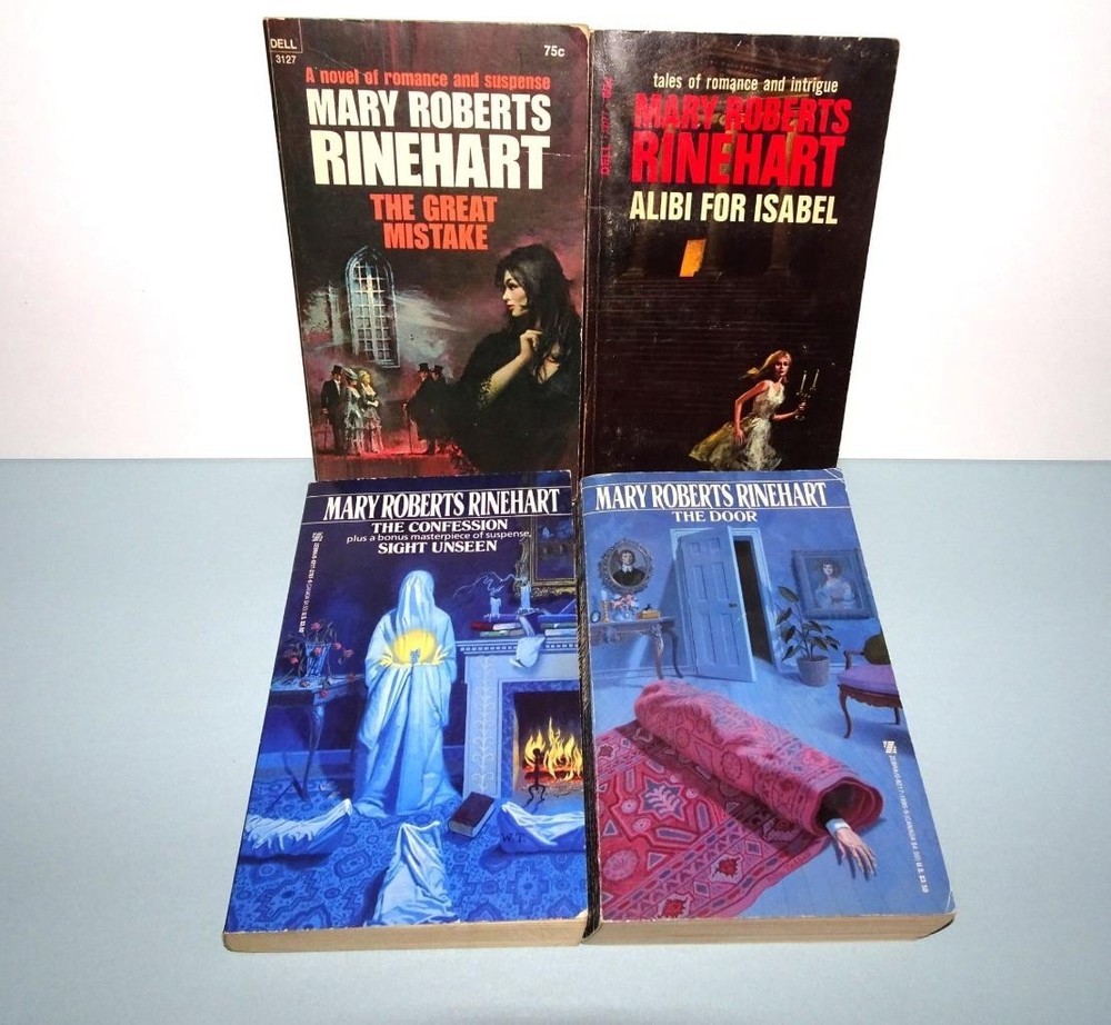 Lot of 4 Gothic Romance Suspense Mystery by Mary Roberts Rinehart 2-Zebra pbs