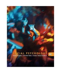 Social Psychology, 8th Edition, Kassin, Saul,Fein, Steven,Markus, Hazel Rose Boo
