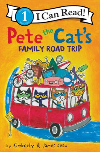 Pete the Catâ??s Family Road Trip (I Can Read Level 1) – Paperback – GOOD