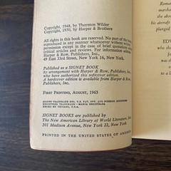 The Ides of March By Thornton Wilder Paperback Book 1963