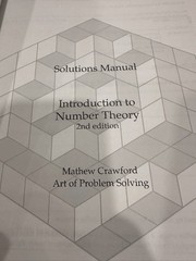 Introduction to Number Theory 2nd Ed (Text and Solution Manuals Art of Problem..