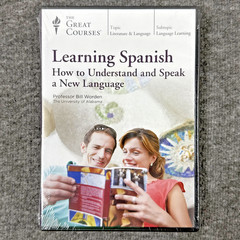 Great Courses Learning Spanish How To Understand & Speak Language DVD w/Workbook