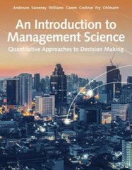 An Introduction to Management Science: Quantitative Approach – Hardcover – GOOD