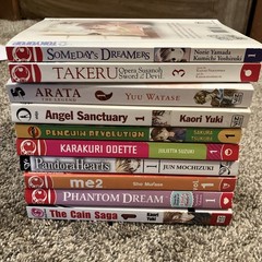 Lot of 10 Graphic Novels English Manga RANDOM *MIX / See Photos