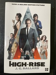 J.G. Ballard High Rise paperback British movie tie-in edition Tom Hiddleston