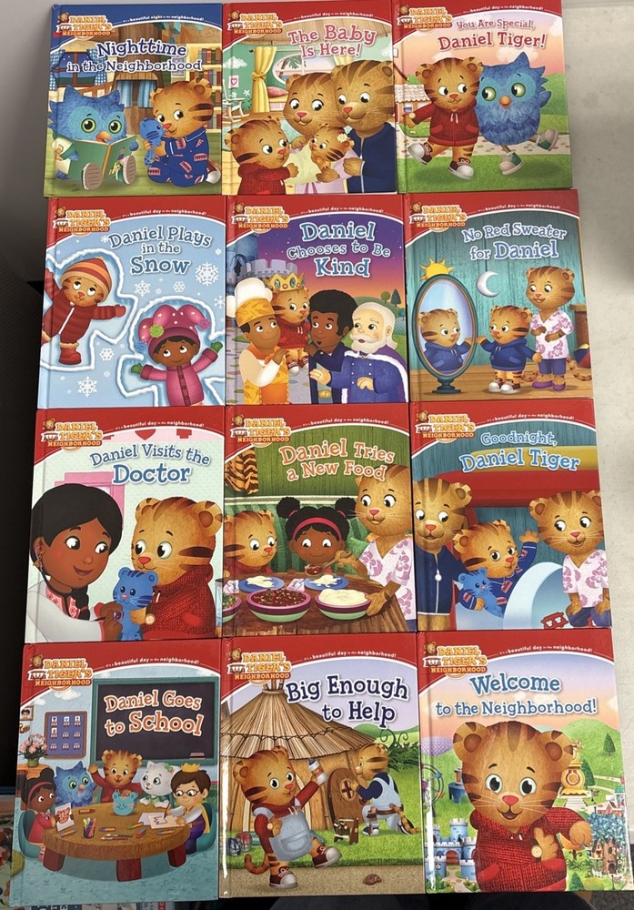Daniel’s Little Library 12-Book set Daniel Tiger -Like NEW