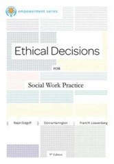 Brooks/Cole Empowerment Series: Ethical Decisions for Social Work Pr – VERY GOOD
