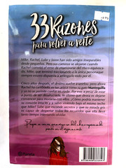 33 Razones Para Volver A Verte por Alice Kellen – Ed. Urano – Spanish C67