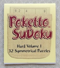 Poketto SuDoku Hard Edition Vol 1 | Pocket sized Sudoku Puzzle Book