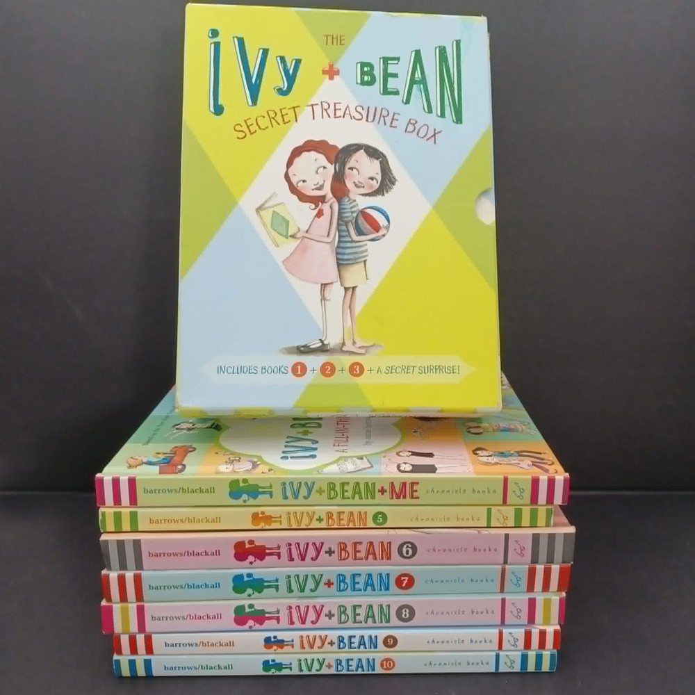 ivy + BEAN BOOKS 1-4 SECRET TREASURE BOX + 4-10 & the + Me by Annie Barrows