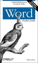 Walter Glenn Word Pocket Guide (Paperback) Pocket References Ser.