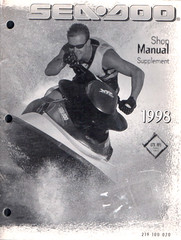 1998 Sea Doo GTX RFI Supplement Shop Manual 219100070 Supplement MN1736