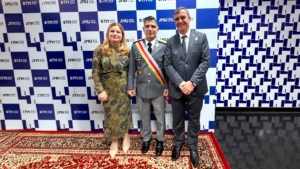 Desembargador Federal Fábio Fernandes na posse dos novos ministros do STM, que foi meu colega de aula